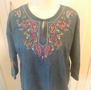 220 Hickory embroided